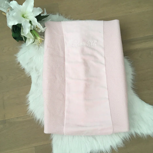 Verzorgingshoes warm wafel lichtroze