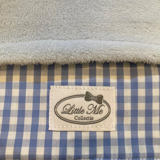 Winterdeken La Vie en Carreau blauw