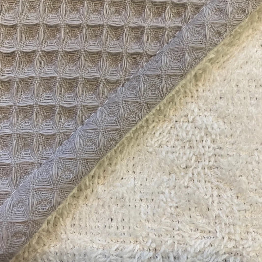 Babycape warm wafel grijs