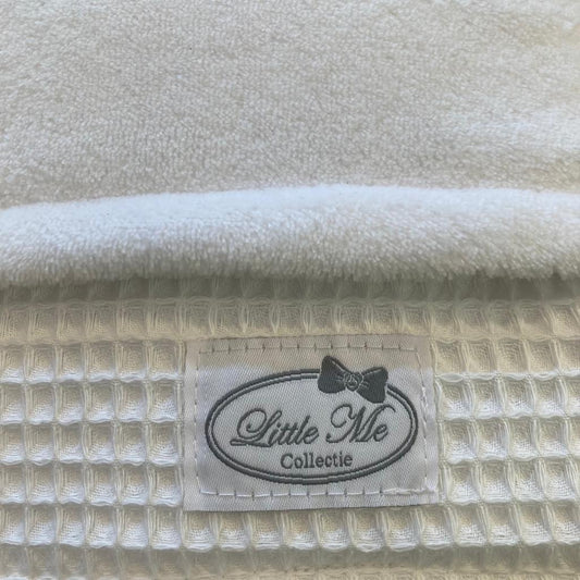 Wiegdeken winter Warm wafel wit