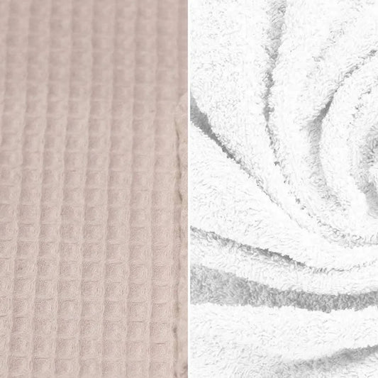 Babycape warm wafel Beige