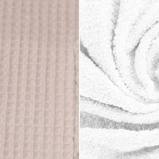 Babycape warm wafel beige