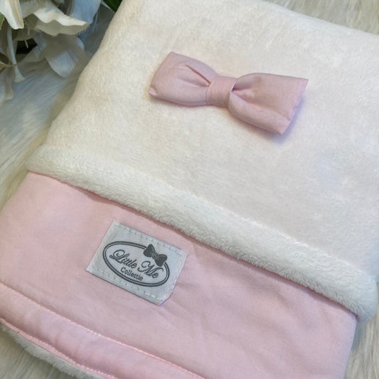 Deken Classic love lichtroze