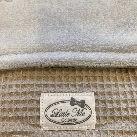 Winterdeken Warm wafel grijs