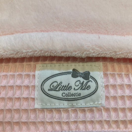 Winterdeken Warm wafel lichtroze