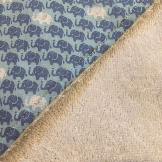 Babycape Mini Elefant blauw