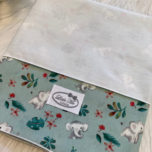 Laken Wild Elefant oud groen