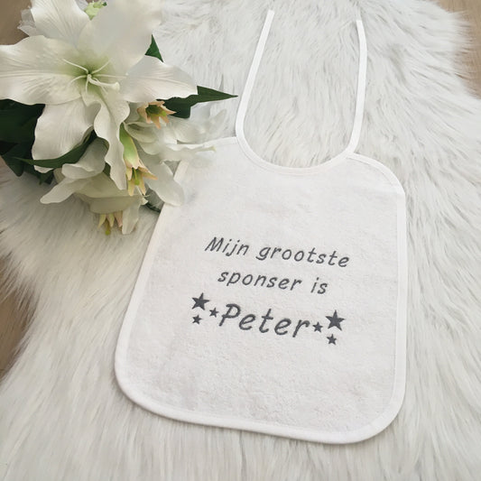 Slab Mijn grootste sponsor is peter