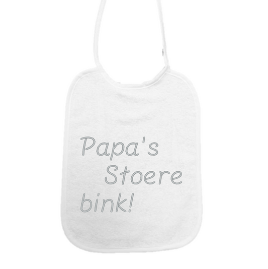 Slab Papa's stoere bink!