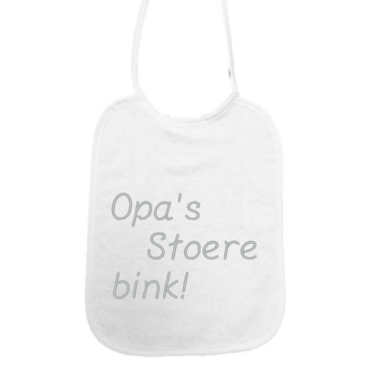 Slab Opa's stoere bink!