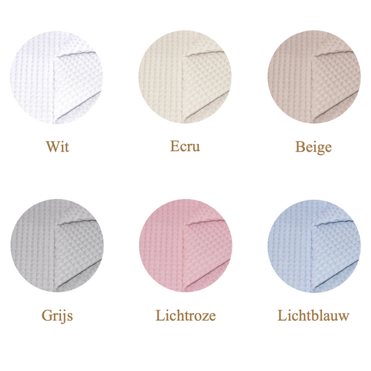 Wiegdeken winter Warm wafel beige
