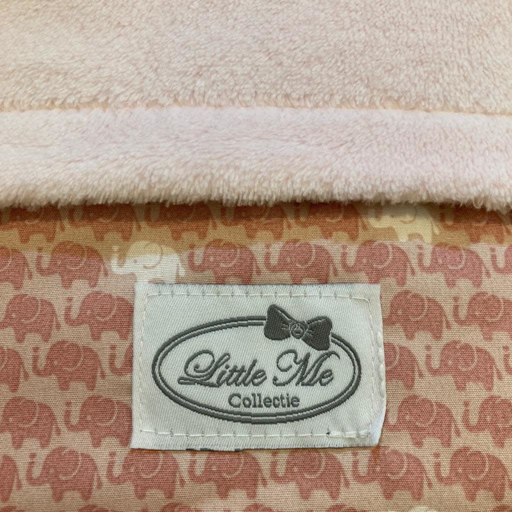 Winterdeken Mini Elefants roze