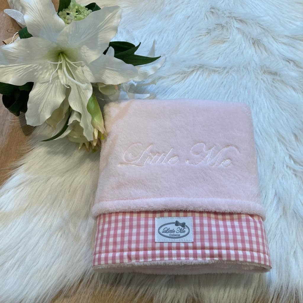 Winterdeken La Vie en Carreau roze