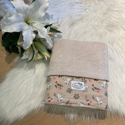 Winterdeken Wild Elefant beige