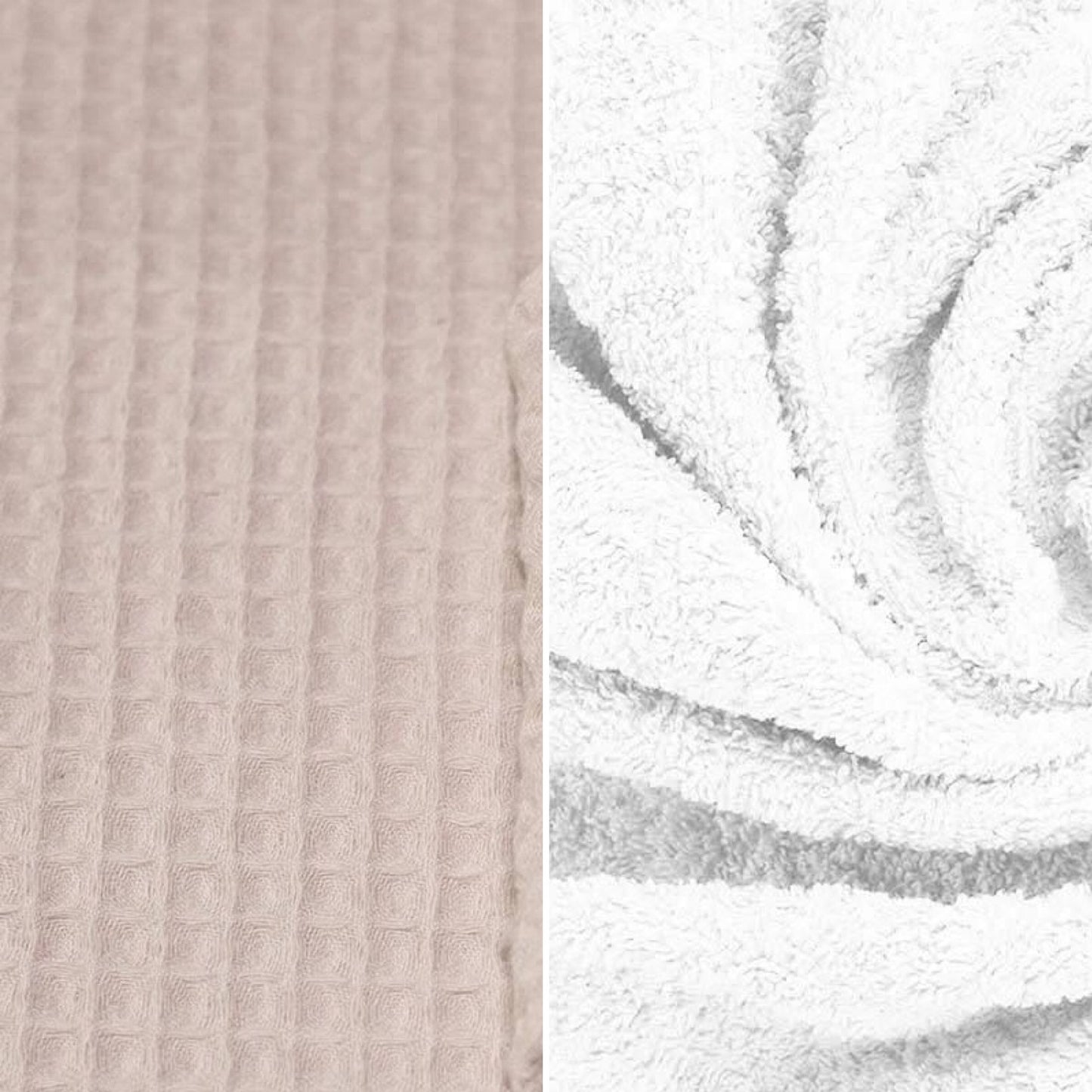 Babycape warm wafel beige