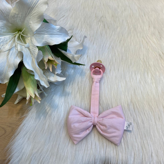 Speenstrikje Classic love lichtroze