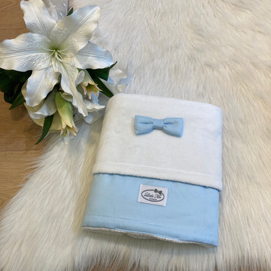 Deken Classic love lichtblauw