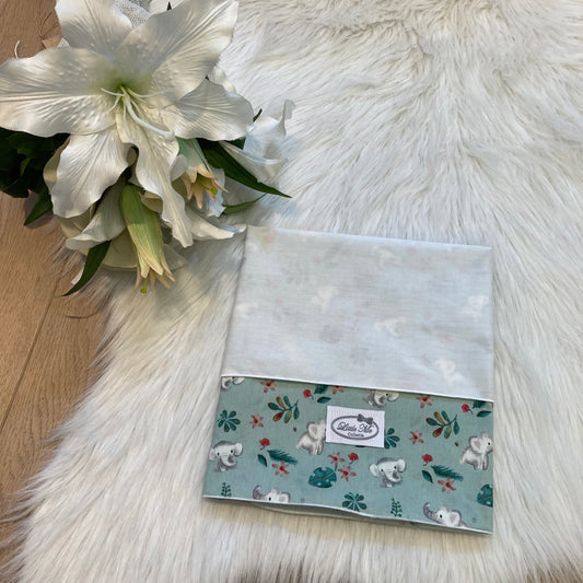 Laken Wild Elefant oud groen