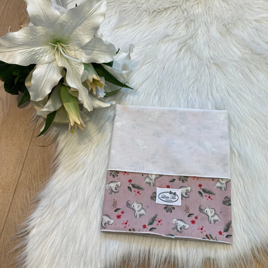 Laken Wild Elefant oud roze