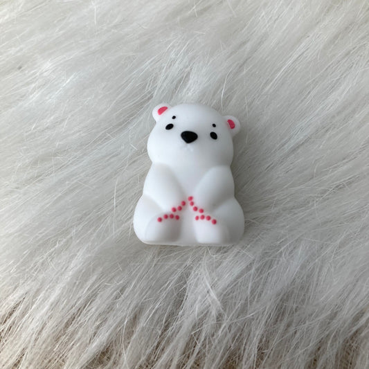 Siliconen kraal Ijsbeertje