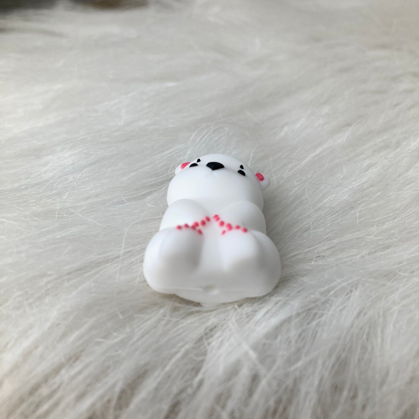 Siliconen kraal Ijsbeertje