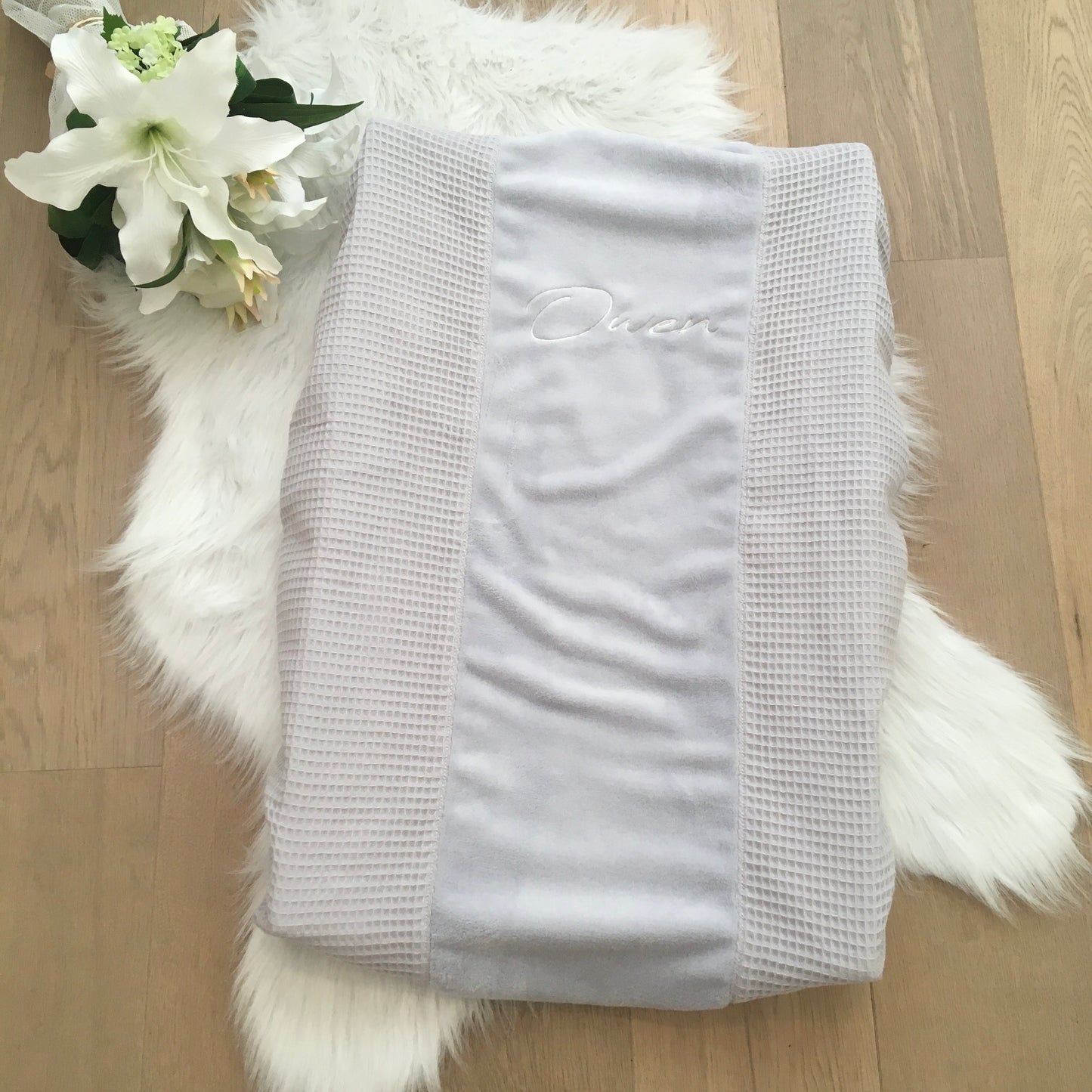 Verzorgingshoes warm wafel grijs