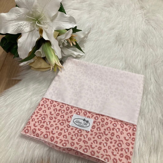 Laken Blush Panter roze