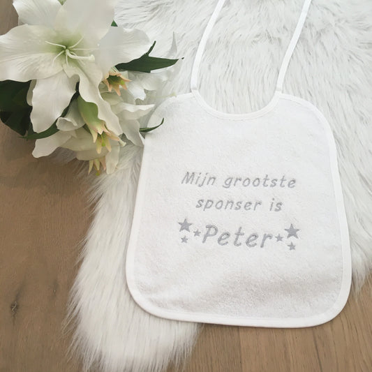 Slab Mijn grootste sponsor is peter