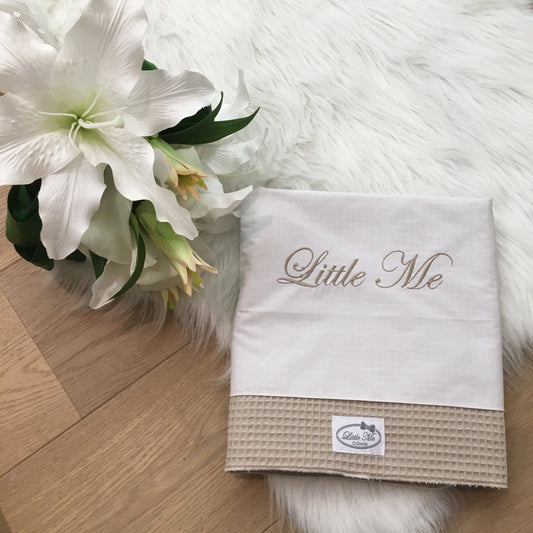 Laken warm wafel beige