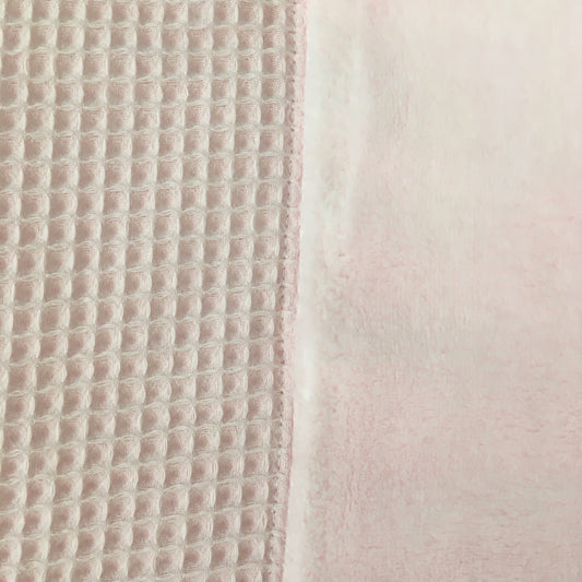 Verzorgingshoes warm wafel lichtroze