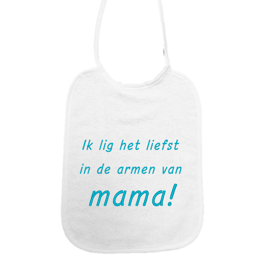 Slab Ik lig het liefst in de armen van mama!