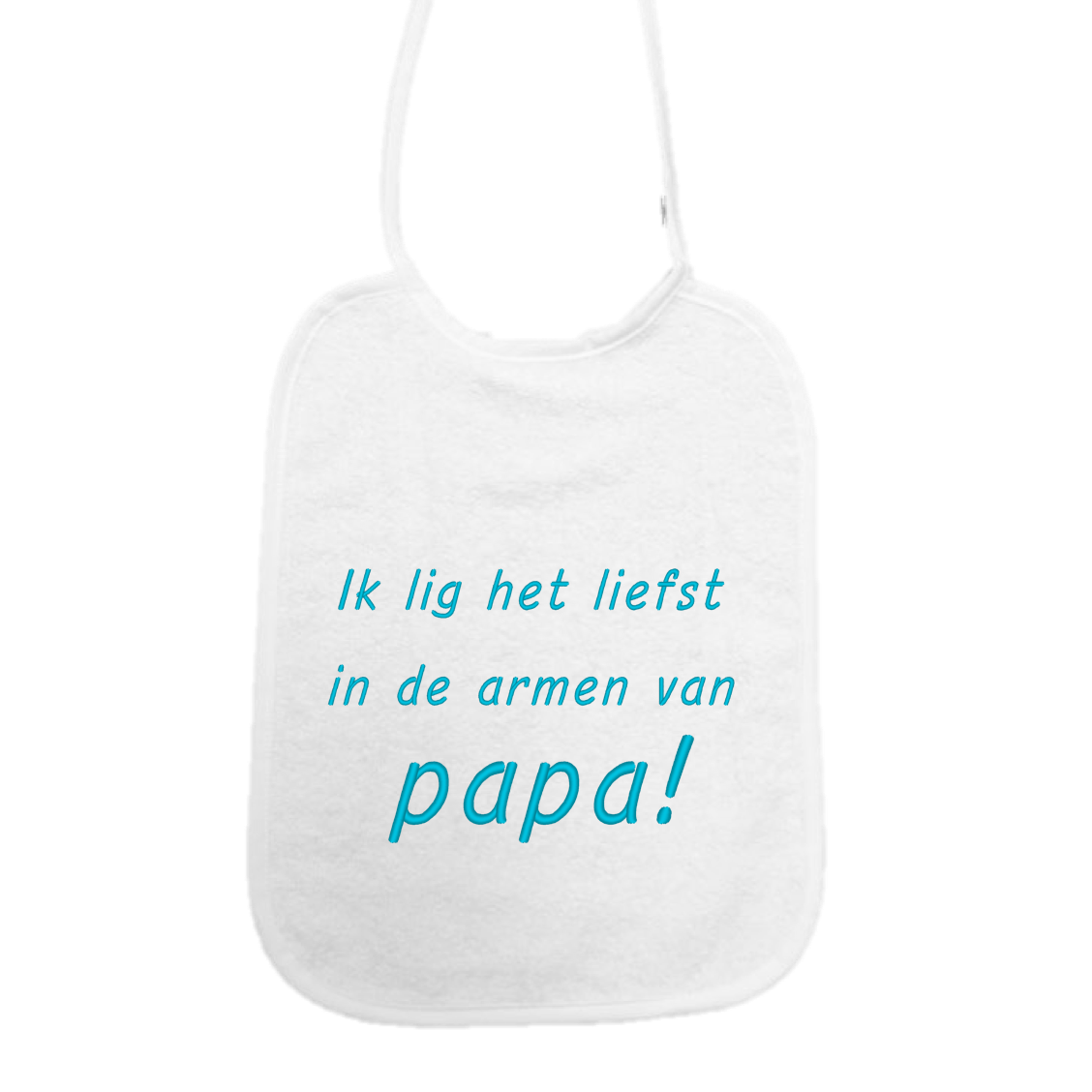 Slab Ik lig het liefst in de armen van papa!