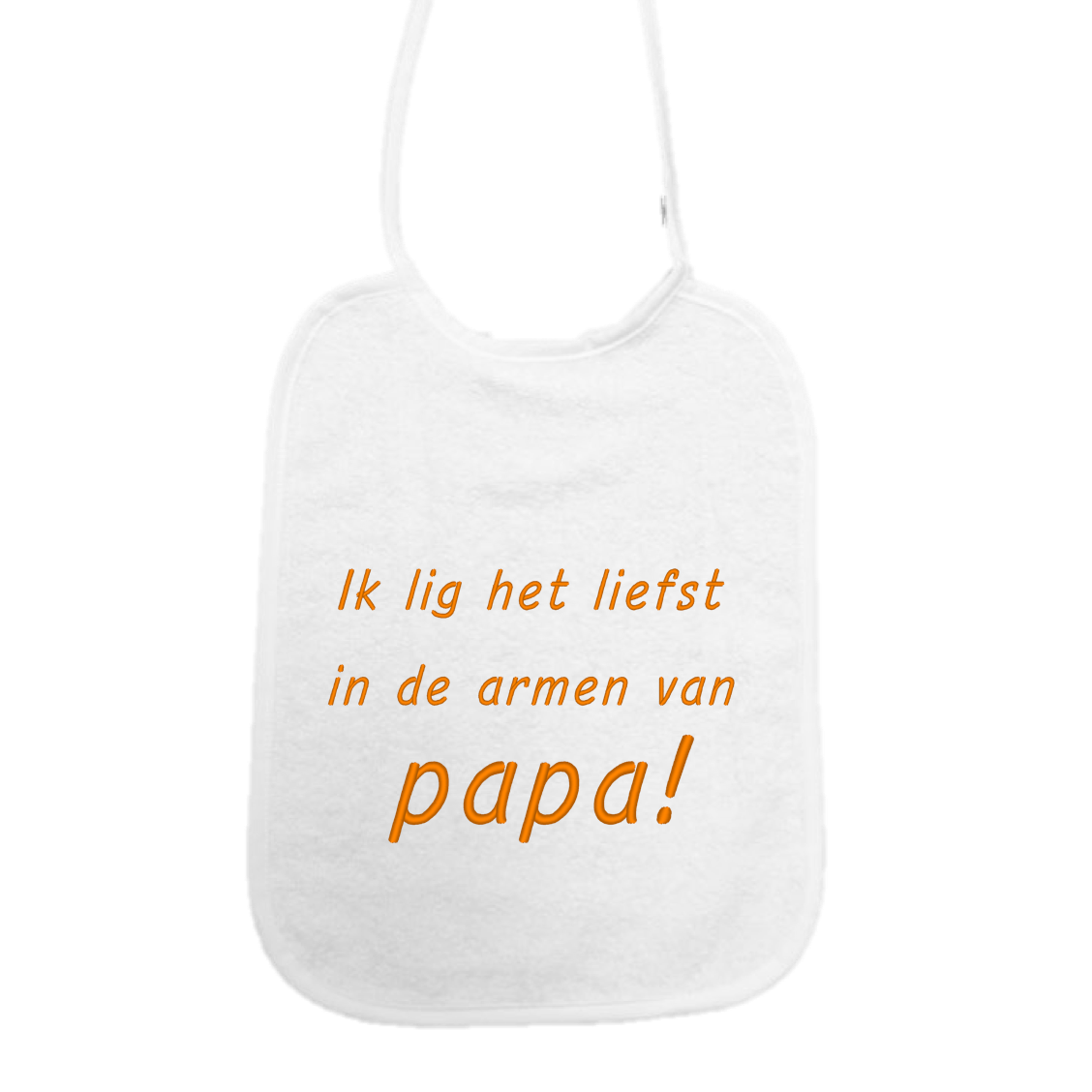 Slab Ik lig het liefst in de armen van papa!
