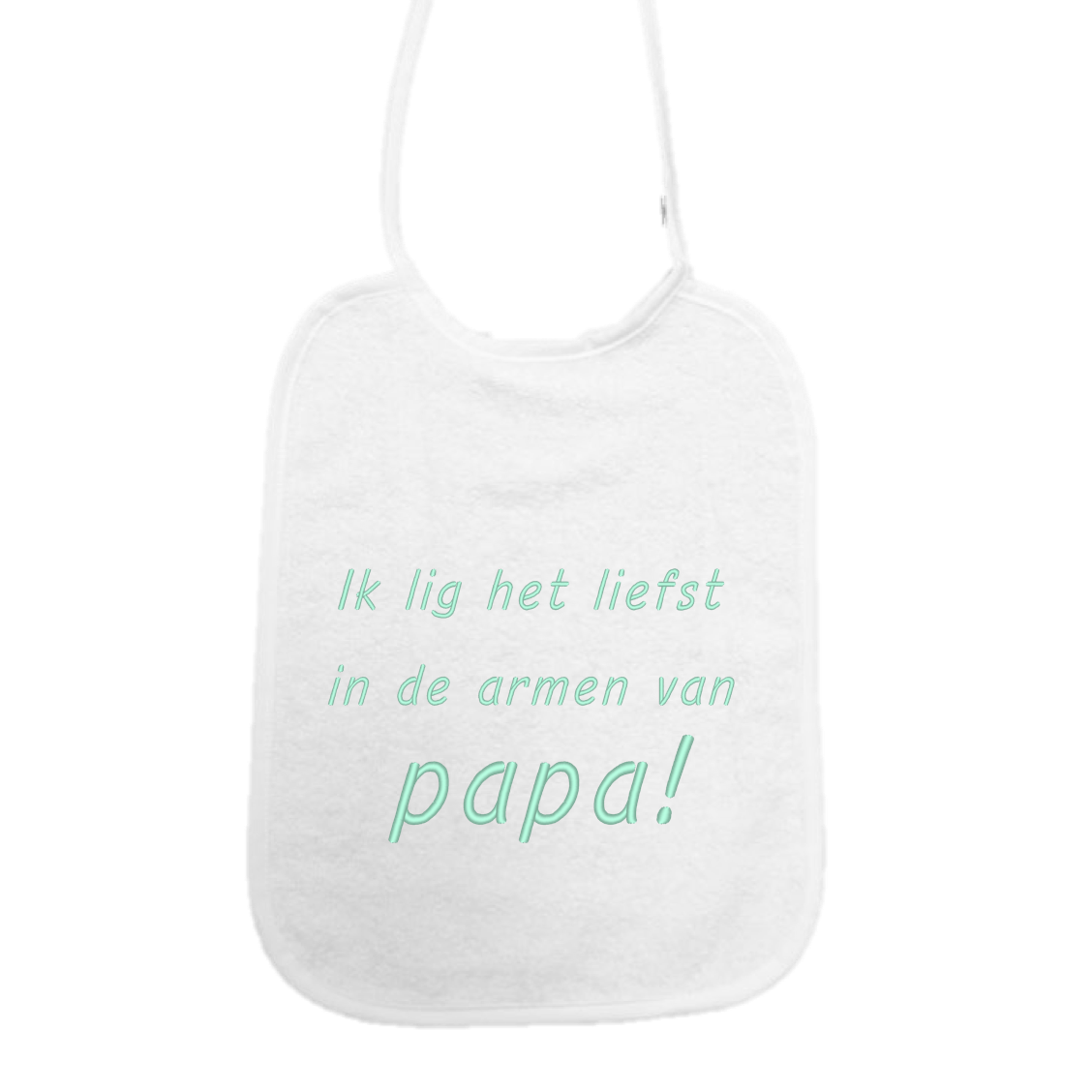 Slab Ik lig het liefst in de armen van papa!