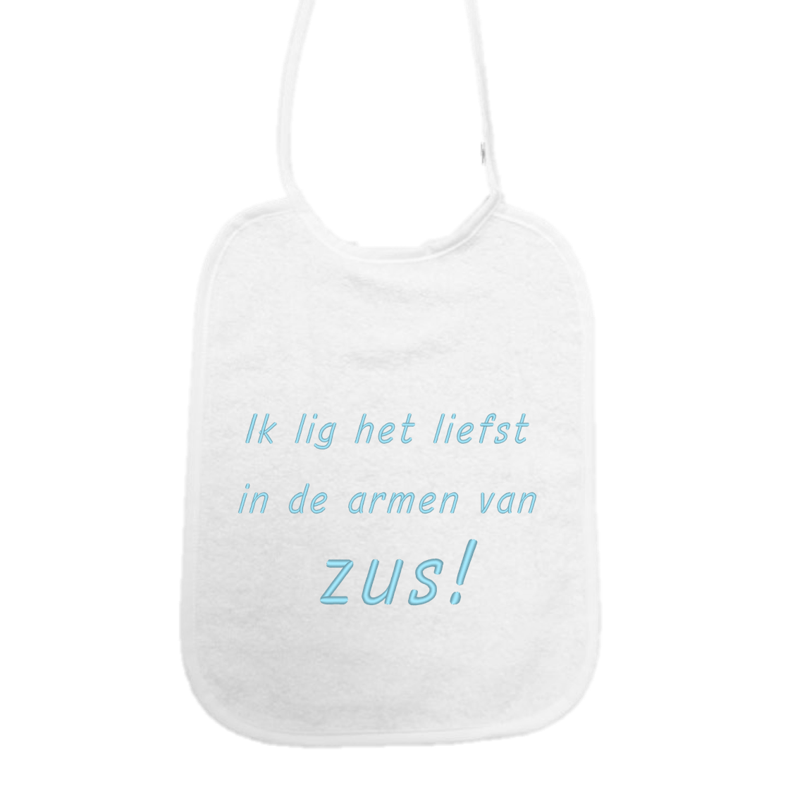 Slab Ik lig het liefst in de armen van zus!