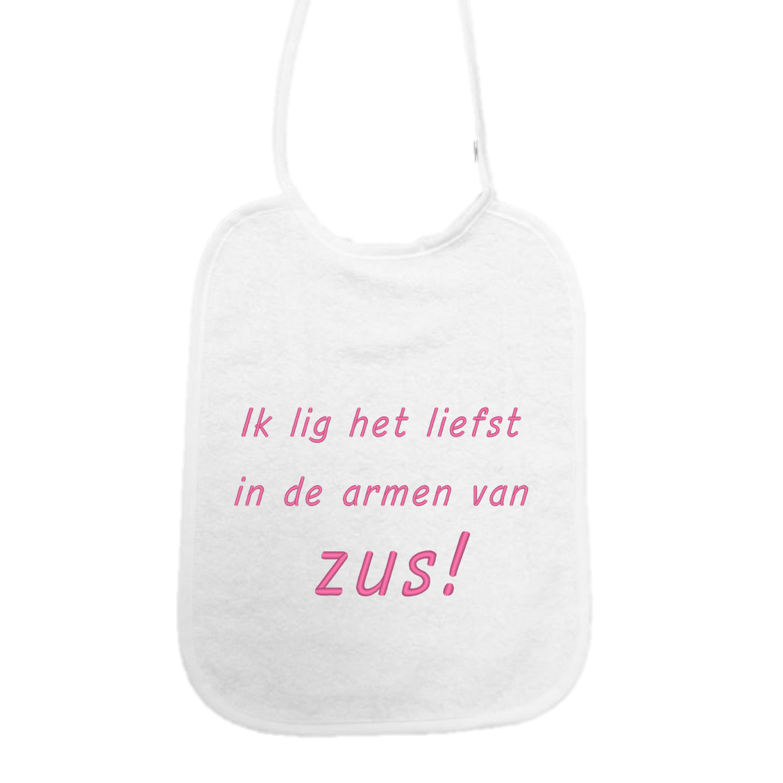 Slab Ik lig het liefst in de armen van zus!