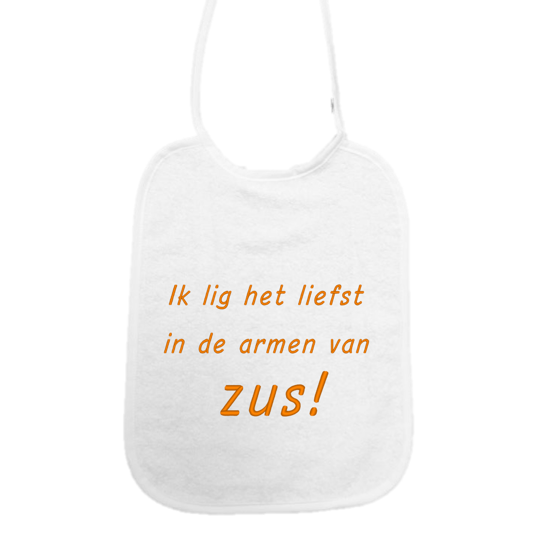 Slab Ik lig het liefst in de armen van zus!