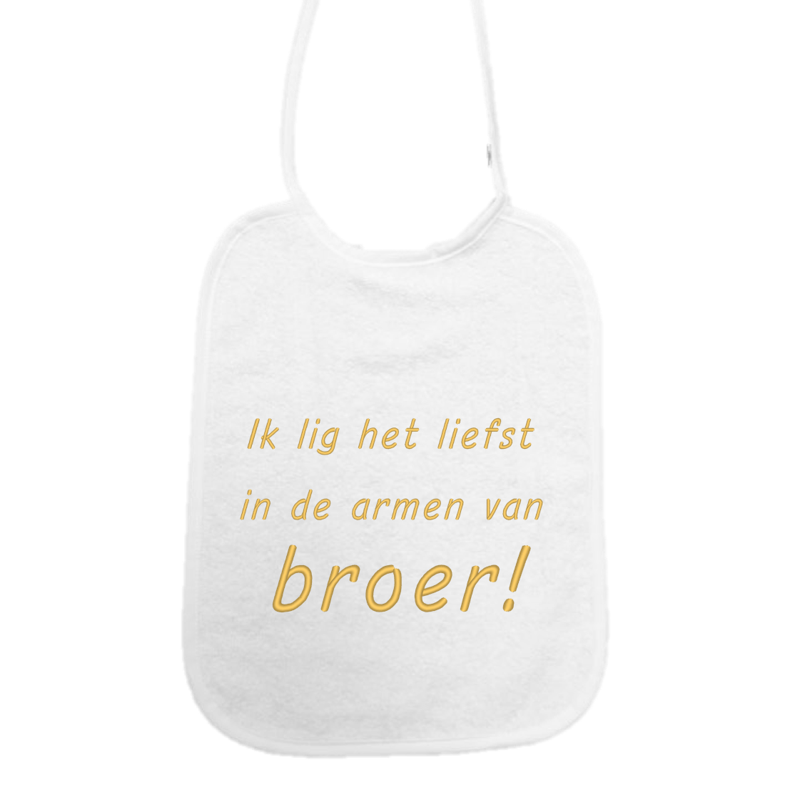 Slab Ik lig het liefst in de armen van broer!