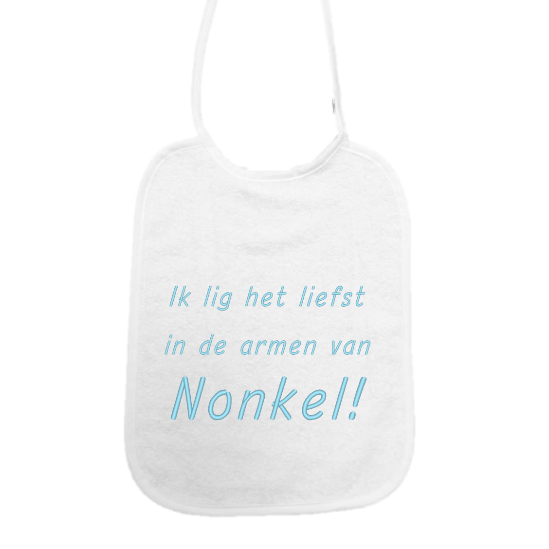 Slab Ik lig het liefst in de armen van nonkel!