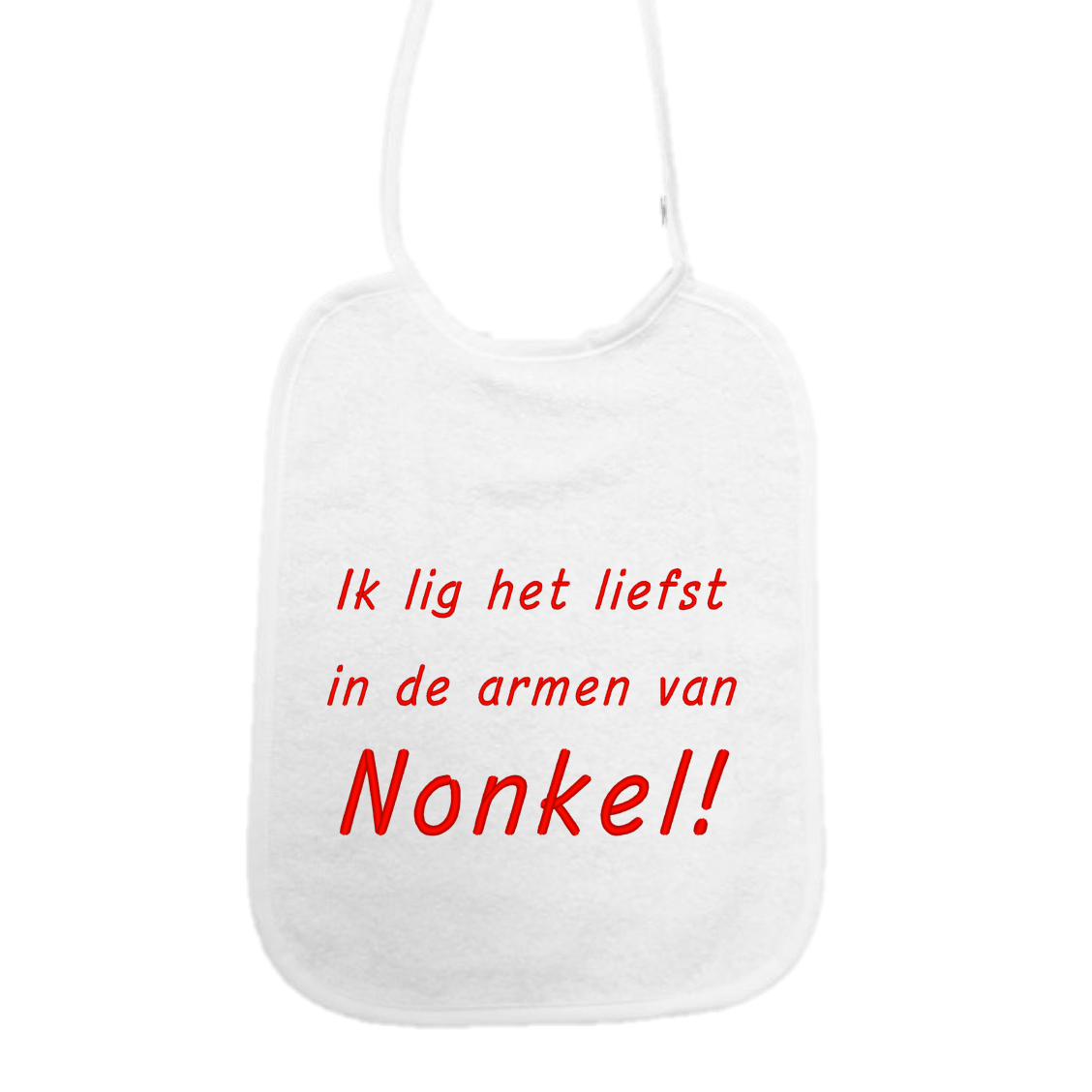 Slab Ik lig het liefst in de armen van nonkel!