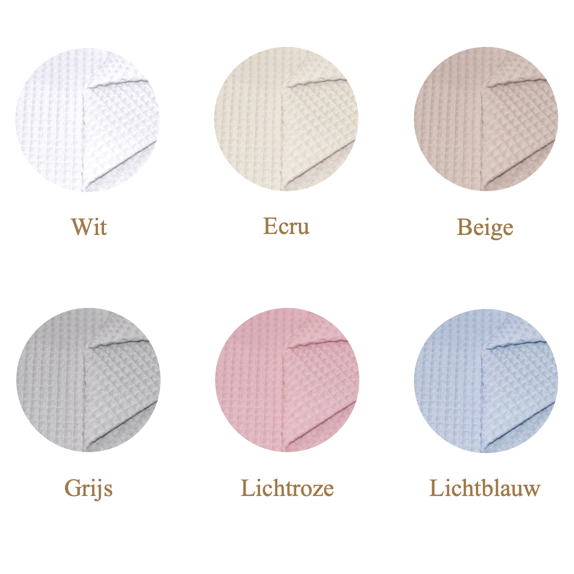 Babycape warm wafel lichtblauw