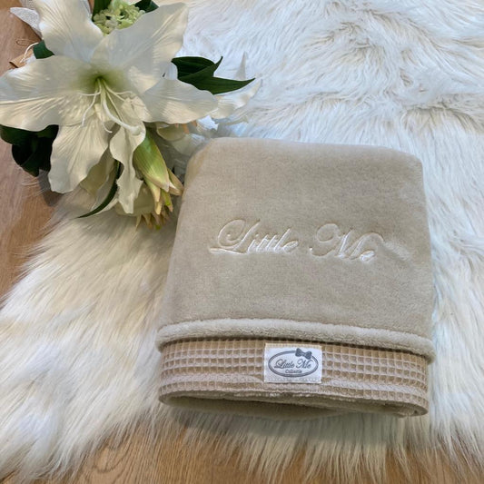 Winterdeken Warm wafel beige