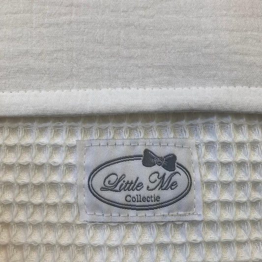 Zomerdeken Warm wafel wit